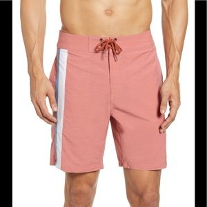 Faherty Toro Stripe Boardshorts